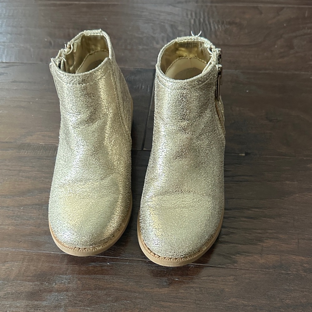Nina Gold Kids Ankle Boots